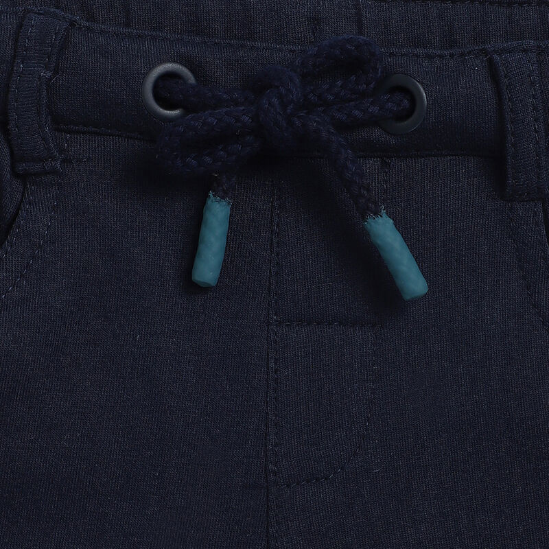 Boys Dark Blue Printed Sweatshirt with Trouser image number 5